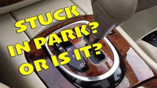 Car stuck in park  Mercedes Shifter Repair  Fix [upl. by Otrebide]