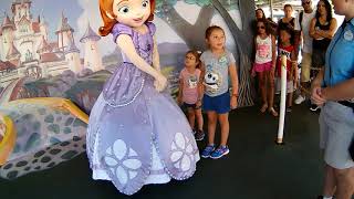 Meeting Sofia the First at Disney [upl. by Ojyllek768]