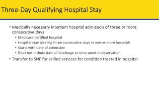 Skilled Nursing Facility Benefits Training [upl. by Jeffry]