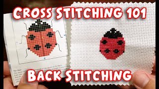 Cross Stitching 101 Back Stitching [upl. by Markson]