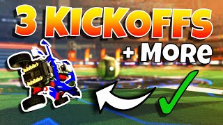 The ULTIMATE KICKOFF TUTORIAL in Rocket League  3 BEST Kickoffs [upl. by Edalb105]