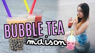 COMMENT FAIRE DU BUBBLE TEA  Facile amp rapide [upl. by Nasho994]