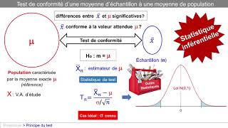 Statistique de test  Exemple du test dHypothèse de conformité [upl. by Edras489]