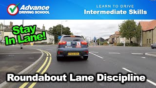 Roundabout Lane Discipline  Learn to drive Intermediate skills [upl. by Cai]