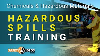 Hazardous Spills Training from SafetyVideoscom [upl. by Orbadiah]