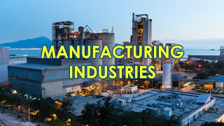 MANUFACTURING INDUSTRIES  PART 1  CBSE CLASS 10 GEOGRAPHY [upl. by Auroora]