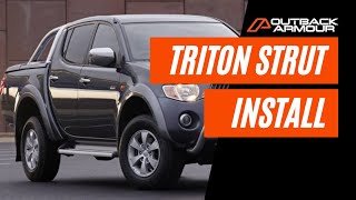 Mitsubishi Triton Strut Installation… [upl. by Crow]