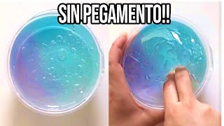 HAZ SLIME CON 1 INGREDIENTE💦 Probando Recetas SIN Pegamento [upl. by Phox]