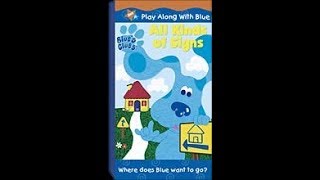 Opening to Blues Clues All Kinds of Signs 2001 VHS [upl. by Zachariah274]