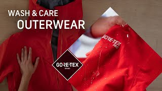 How to wash your GORETEX outerwear jacket amp pants  Wash amp Care [upl. by Karine]