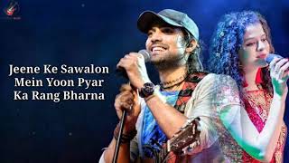 Dhadkan Lyrics  Jubin Nautiyal Palak Muchhal [upl. by Naihr]