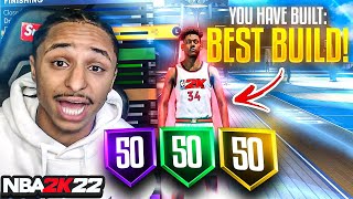 OVER POWERED POINT GUARD BUILD IN NBA 2K22 BEST BUILD FOR SHOOTING amp DRIBBLING [upl. by Naivart17]